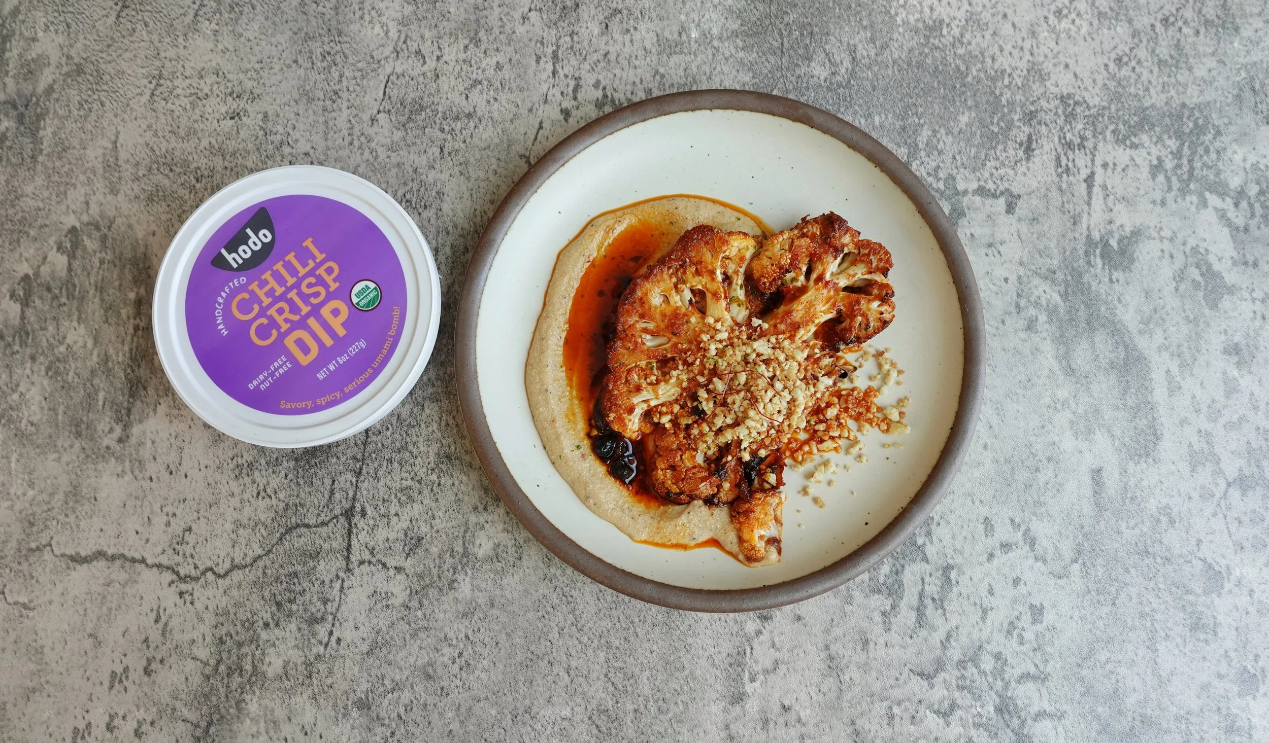 Chili Crisp Cauliflower Steak