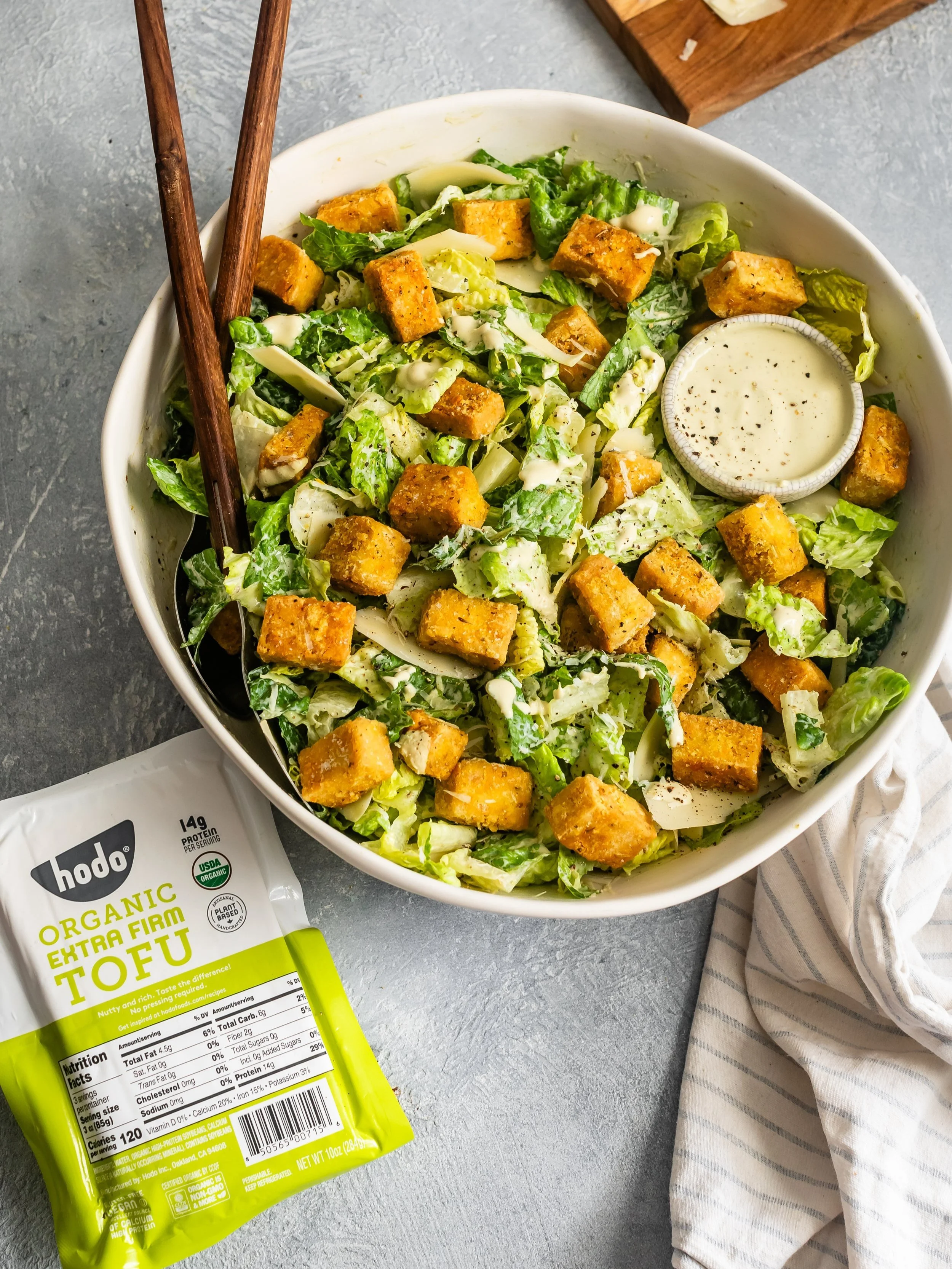 Tofu Caesar Salad