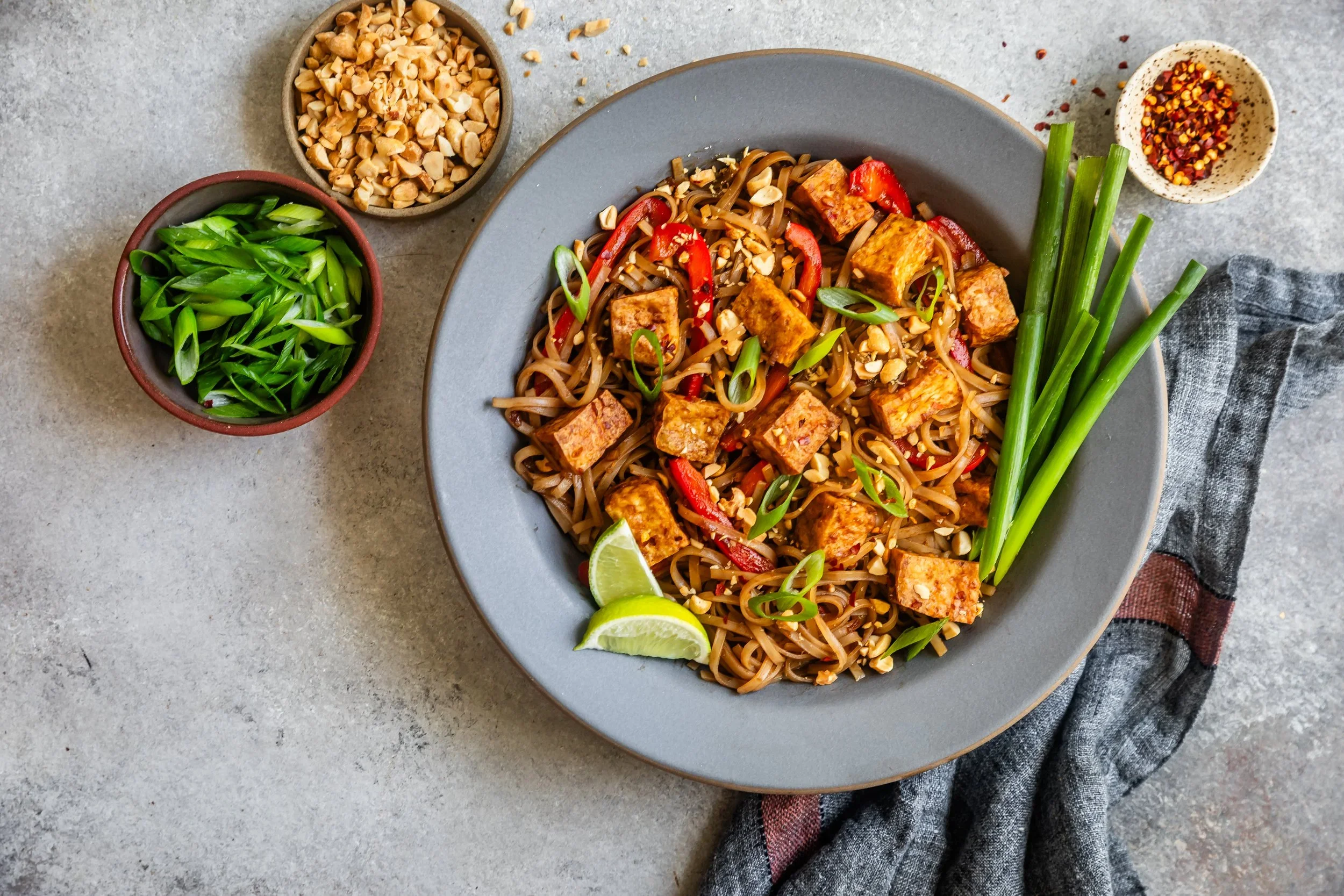 Pad Thai &amp; Air Fried Tofu 