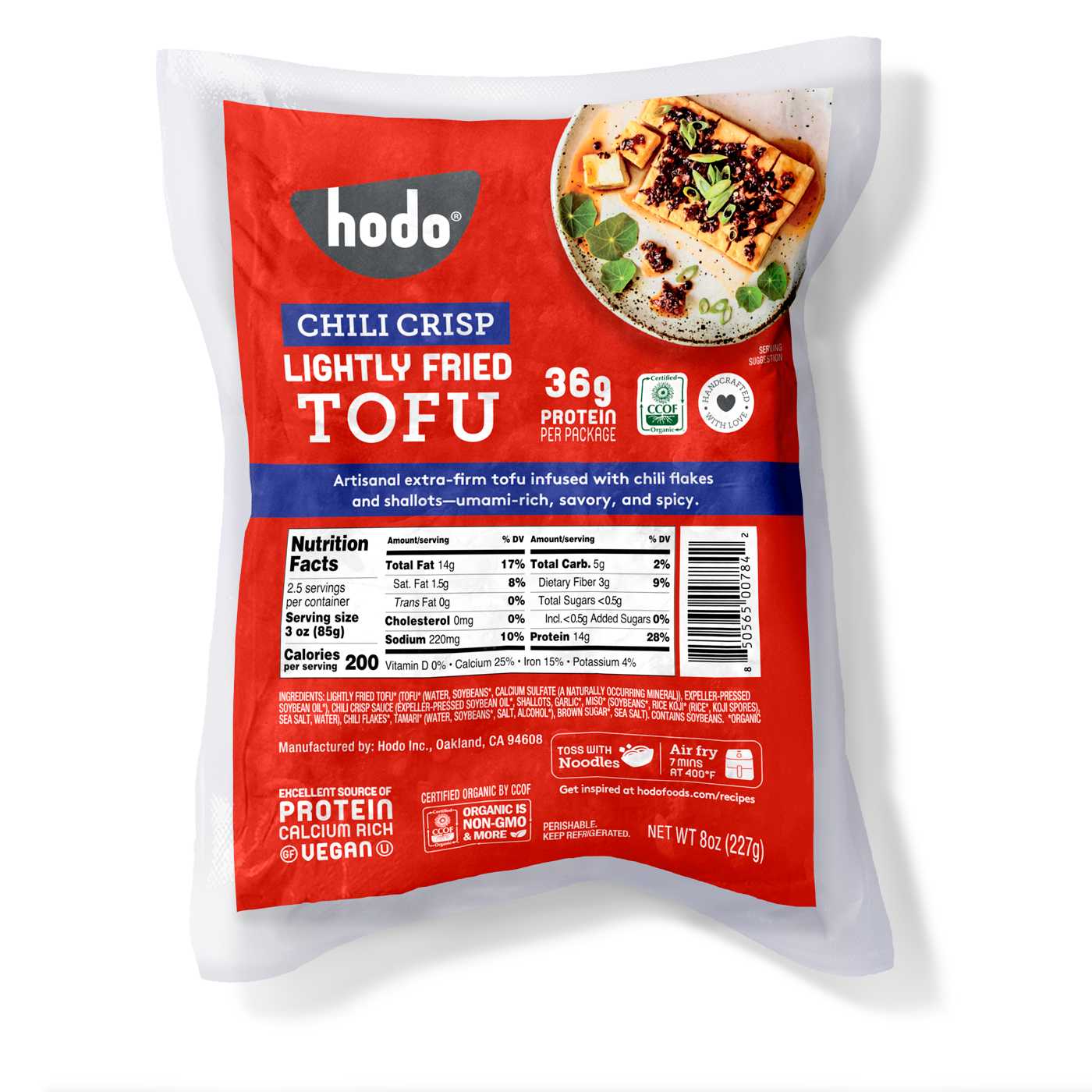 Lightly Fried Chili Crisp Tofu