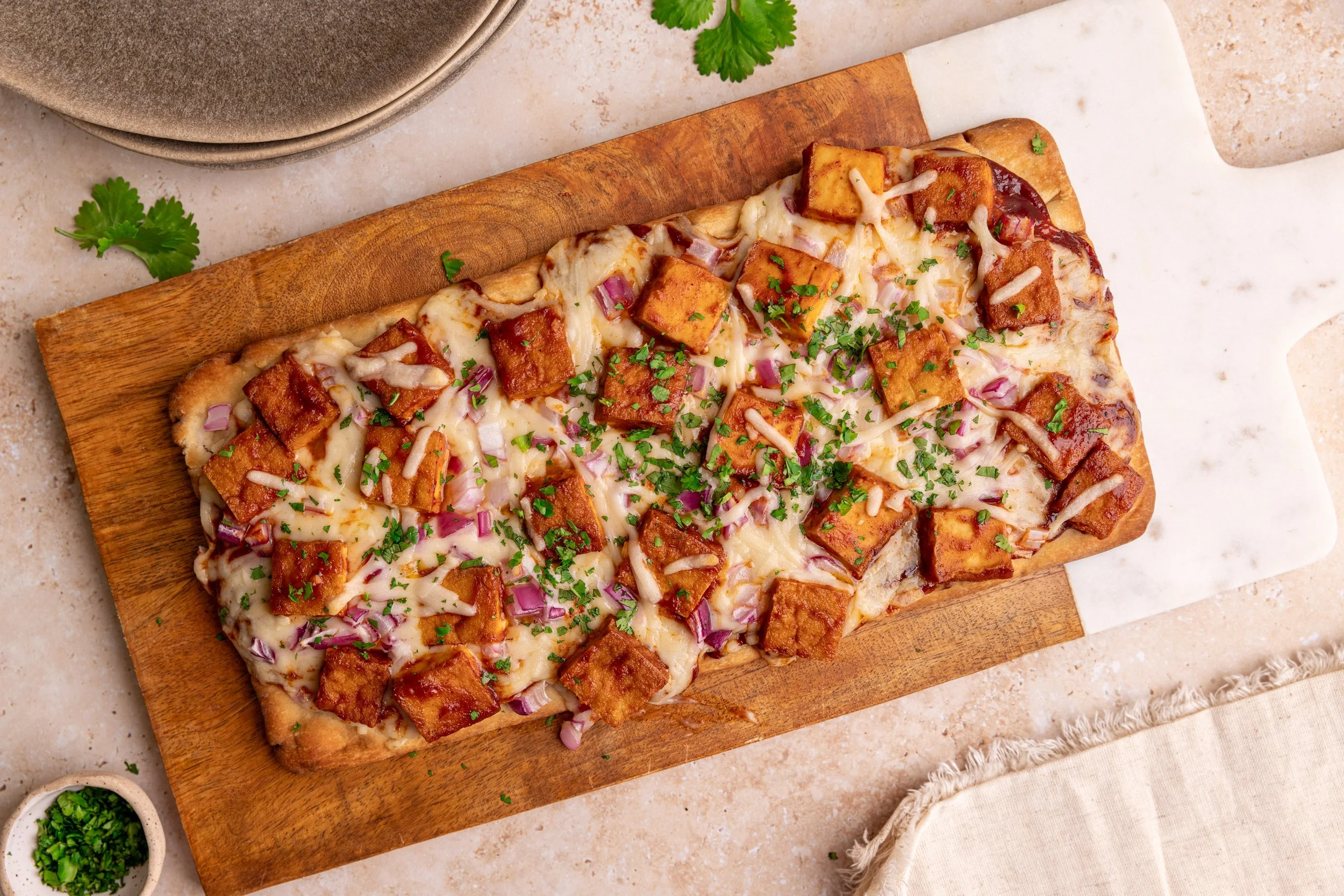 BBQ Flatbread Pizza