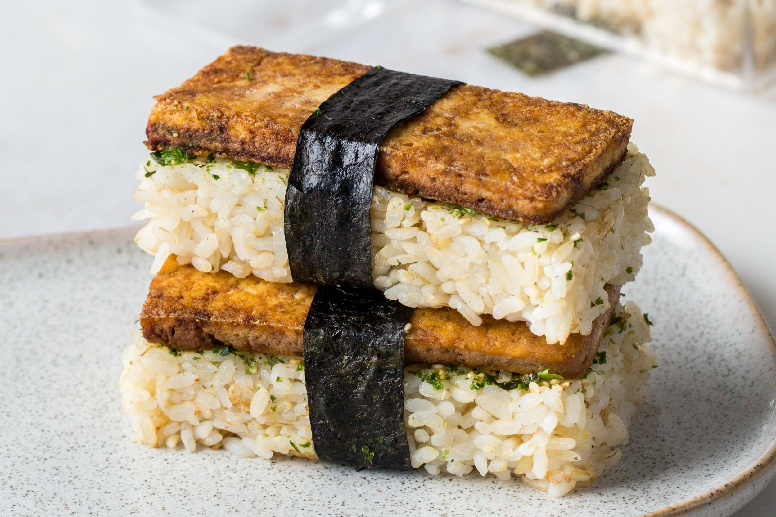 Teriyaki Tofu Musubi by Spicebox Kitchen — Organic, Delicious Plant-Based  Foods & Tofu