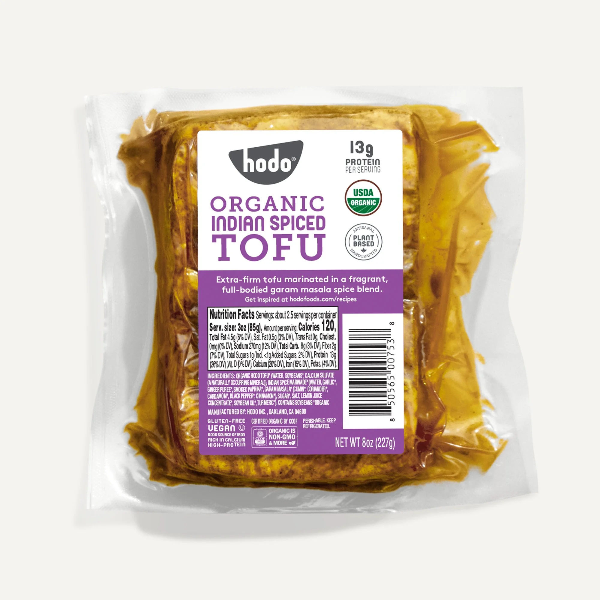 Organic Indian Spiced Tofu — Organic, Delicious PlantBased Foods & Tofu