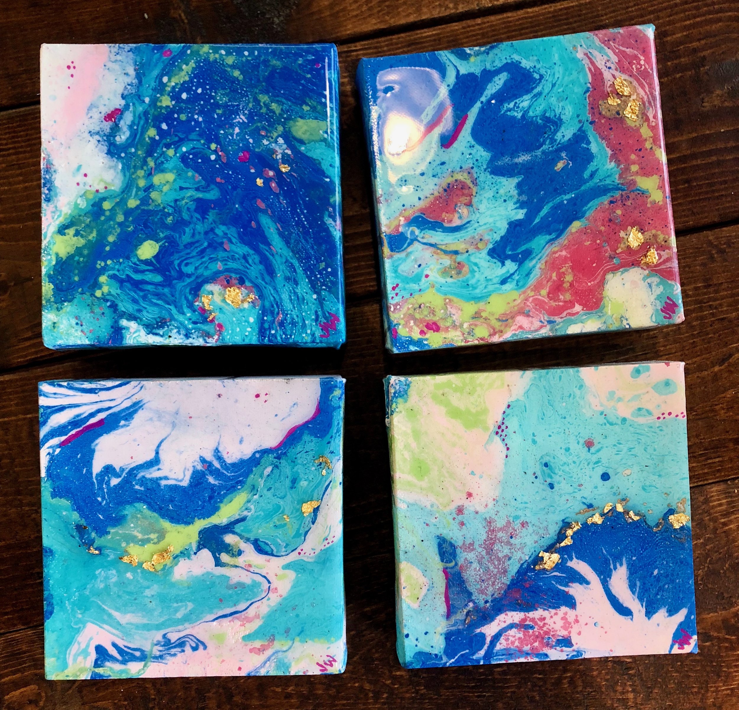 4 mini abstracts