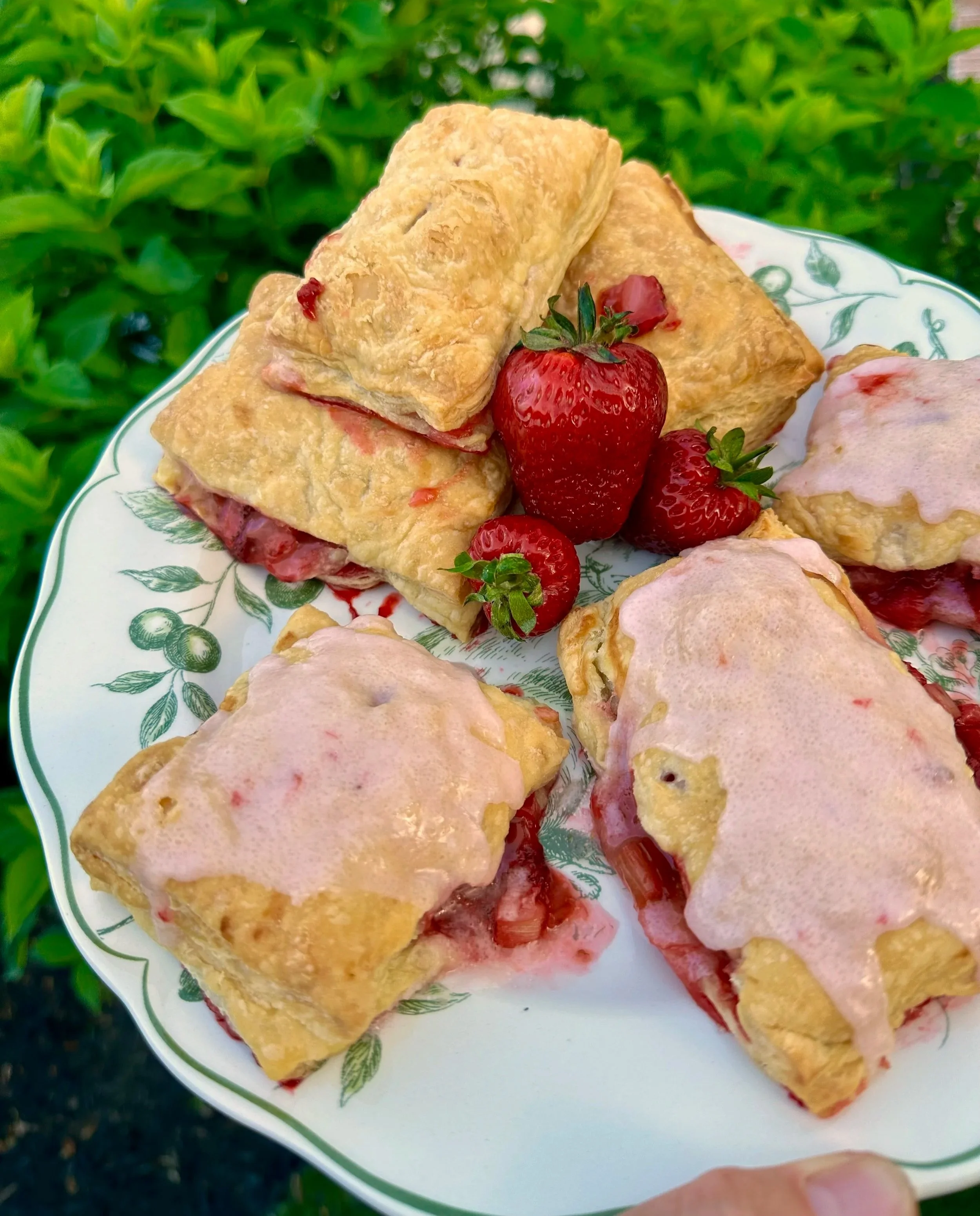 strawberry rhubarb poptart