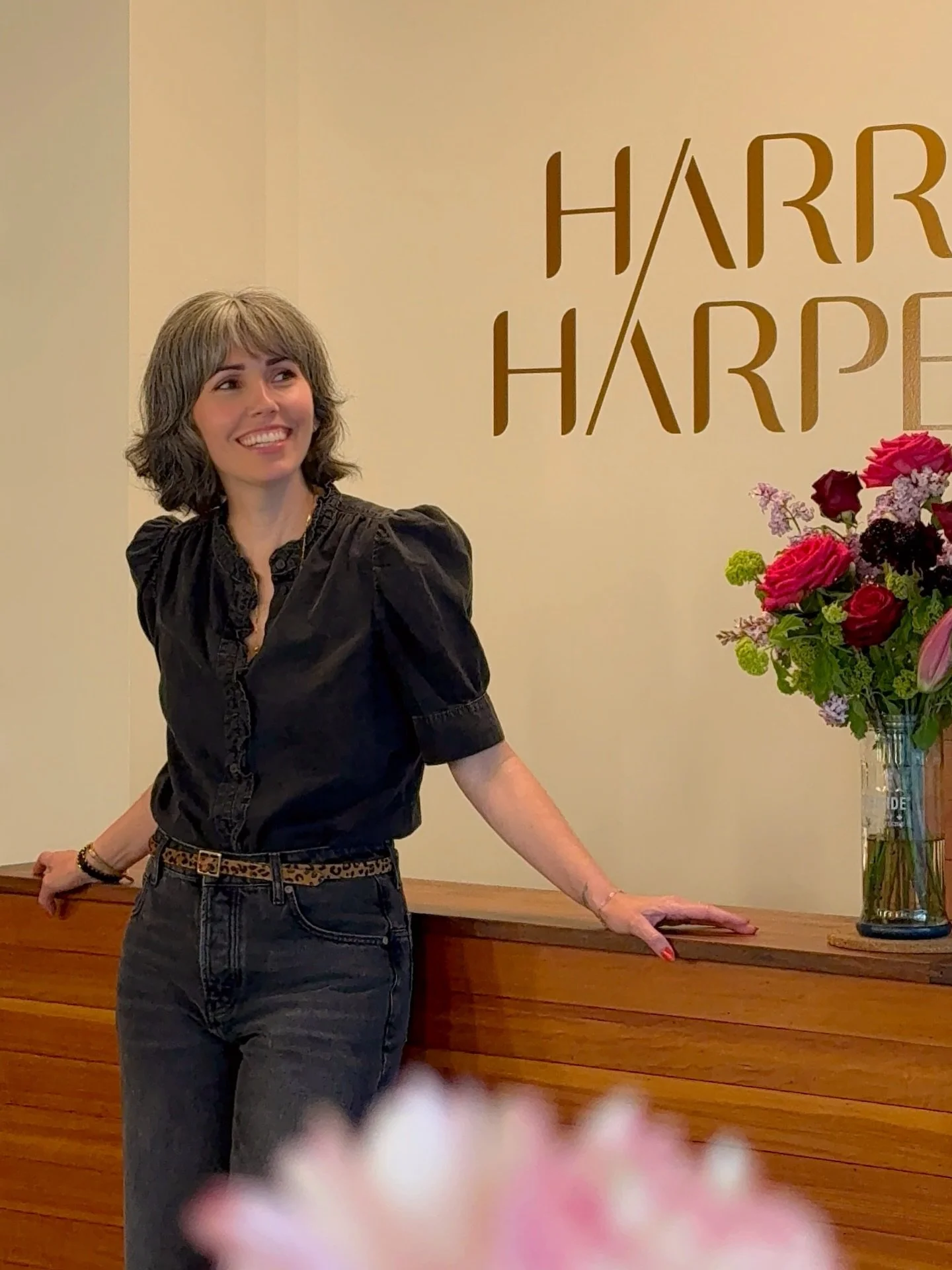 Hi hi! I am Julie Brown, a hair stylist and the owner of Harris/Harper salon 🌿✨

In 2010, did a complete 180 and decided to leave my safe-corporate ladder and jump into beauty school. This new path was incredibly exciting and with the love and suppo