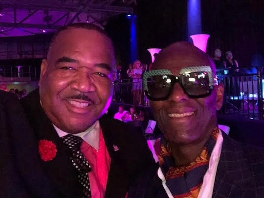 John A. Heath with Dapper Dan