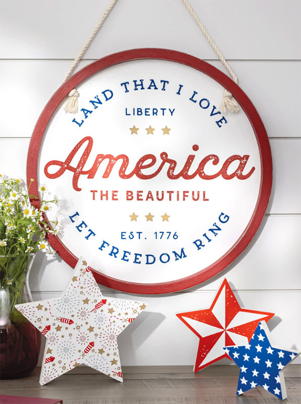 Americana Home Decor with Chalk Couture 