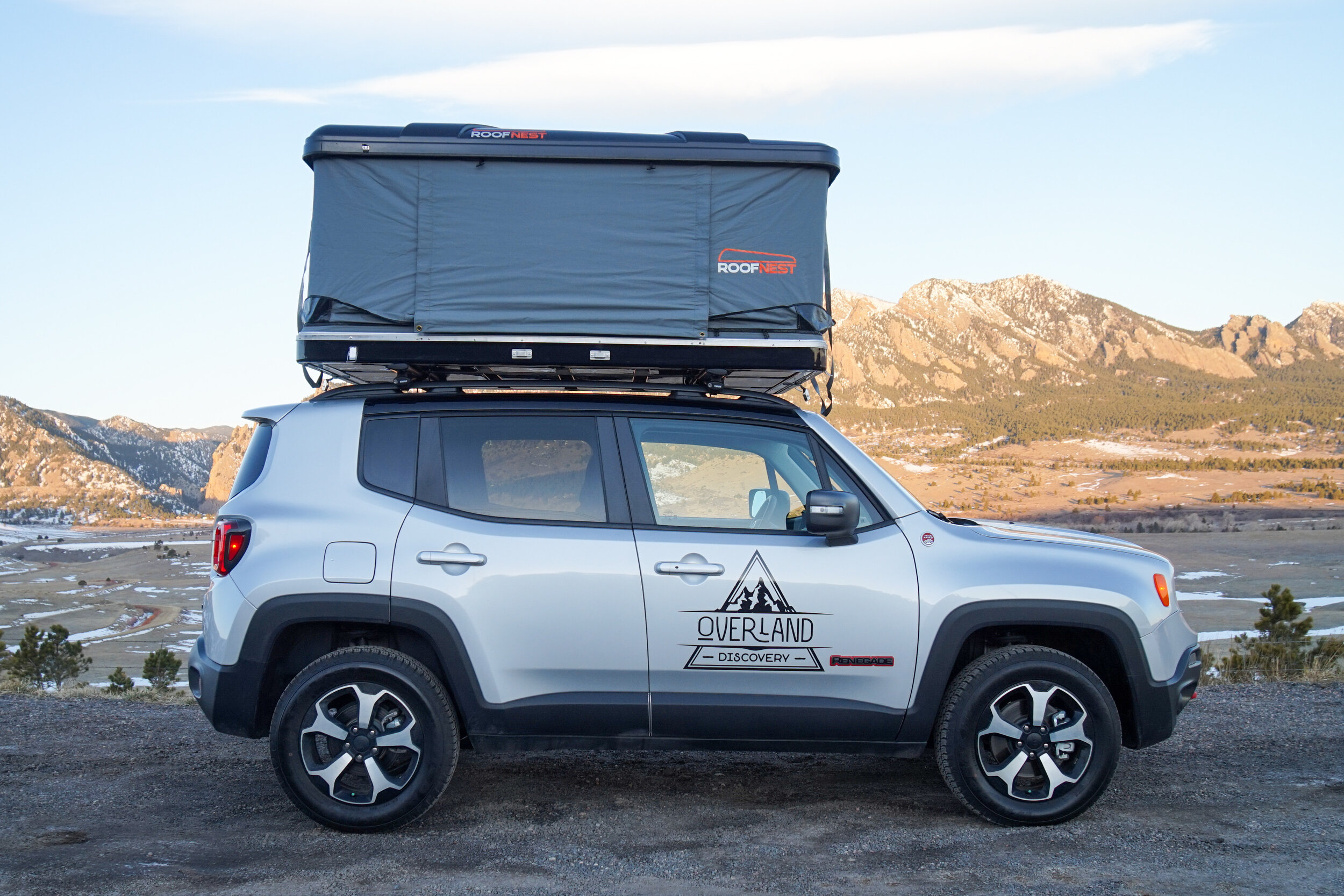 Jeep Renegade Camper with Roof Top Tent 