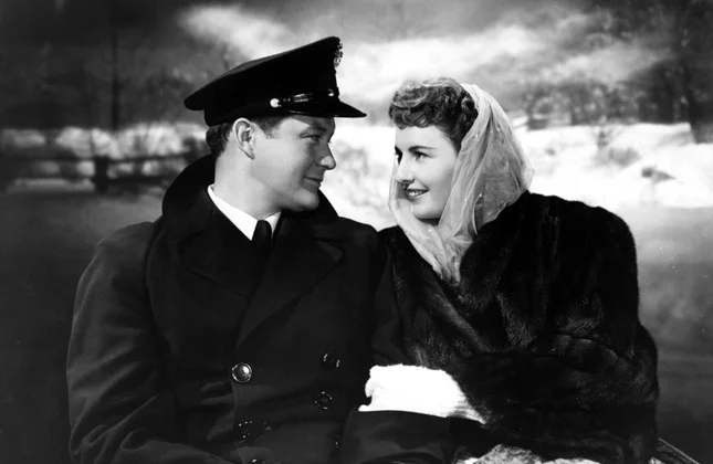 One of those holiday films with the perfect romantic sleigh ride… Christmas in Connecticut, 1945.