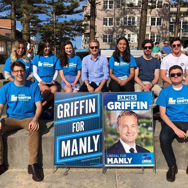 Great day out campaigning for the formidable member for Manly @jamesgriffinmp ☀️👊 The electorate is in safe and capable hands!