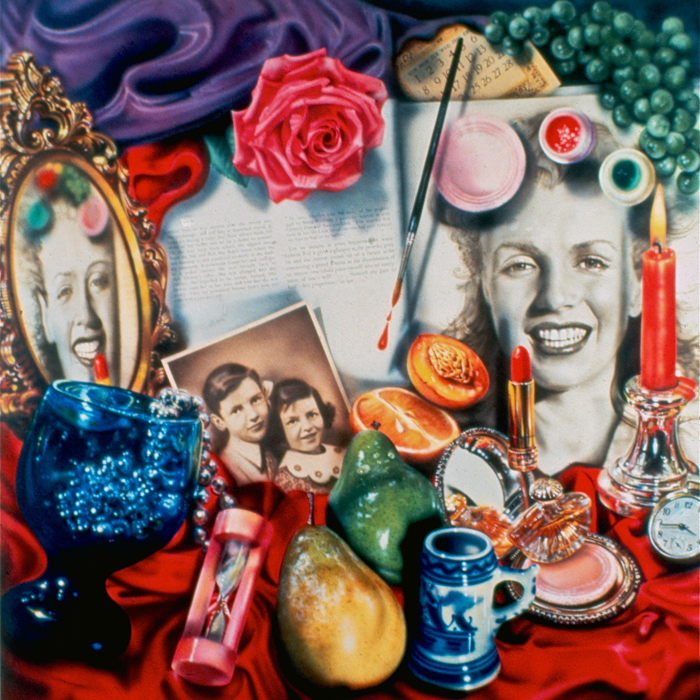 Cover art: Audrey Flack , Marilyn (Vanitas)