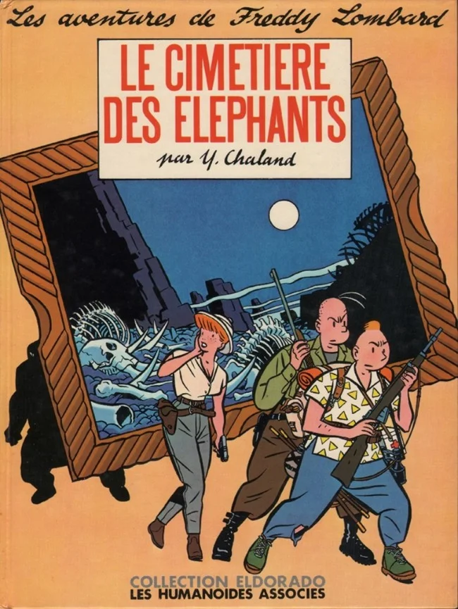 88. Yves Chaland, Freddy Lombard 2. Le cimétiere des élephants (Les Humanoïdes Associés, 1984)