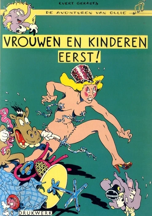32. Evert Geradts, Vrouwen en kinderen eerst! (Drukwerk, 1980)