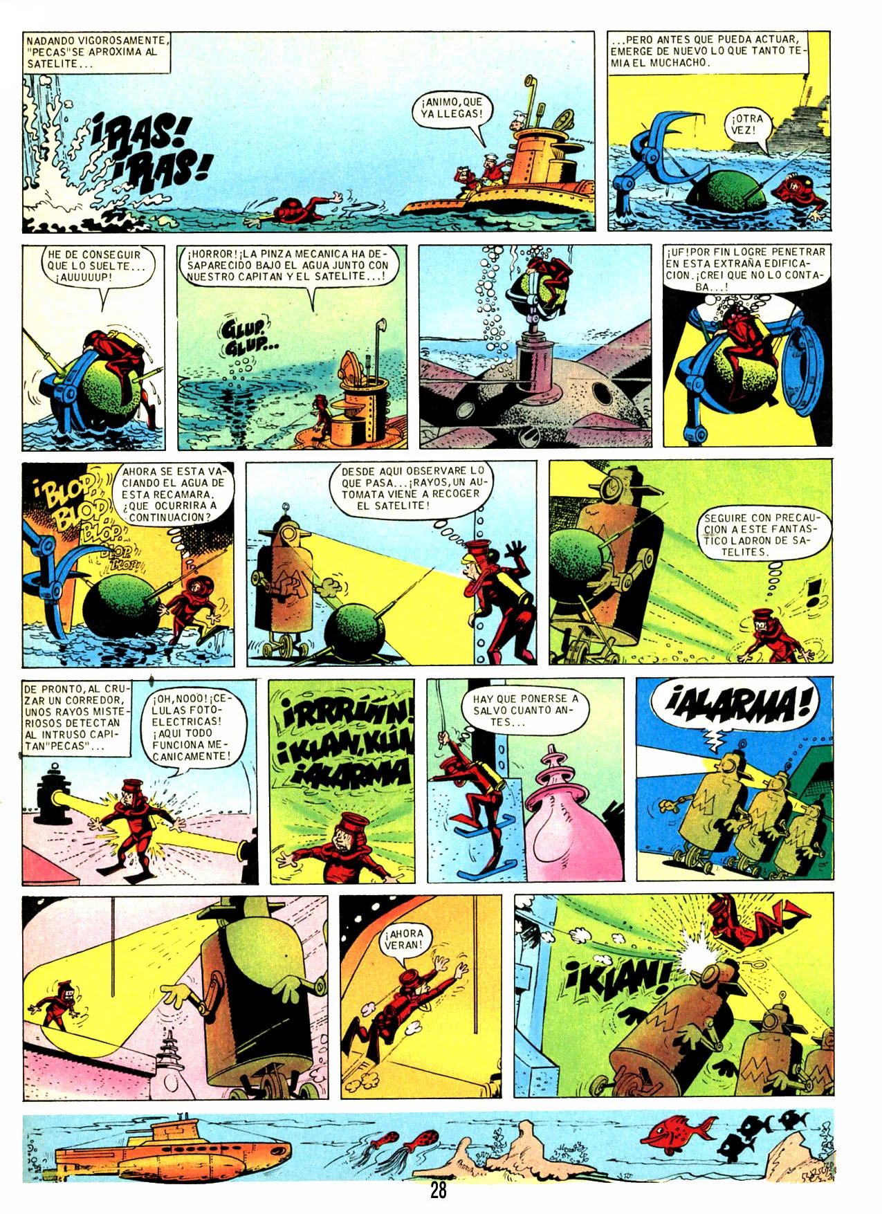 "El Chipirón y su tripulación" in Gran Pulgarcito , 1970.
