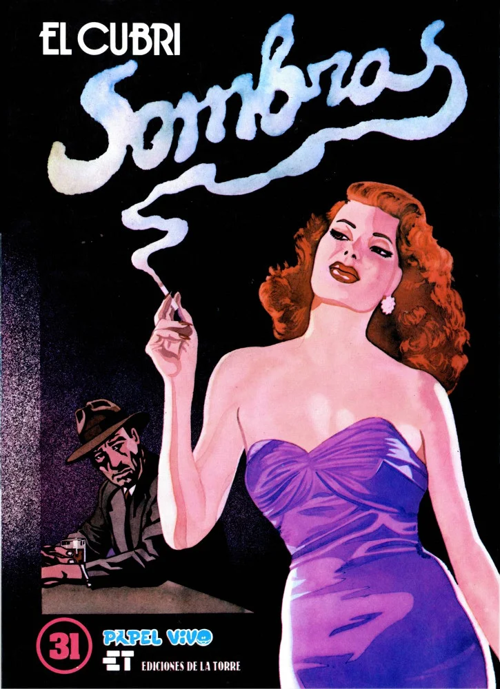Cover to the first Sombras collection, 1983.