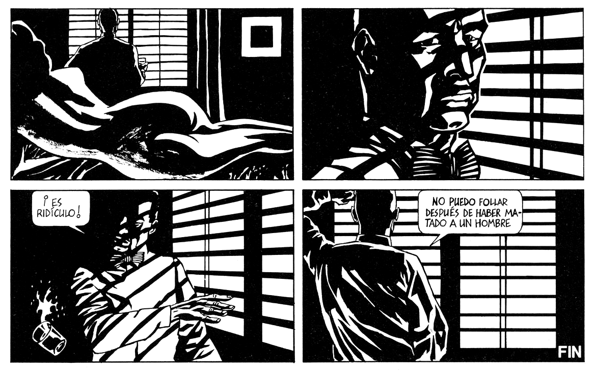 Excerpt from "Trio Mortal" in Cimoc Especial , 1983.