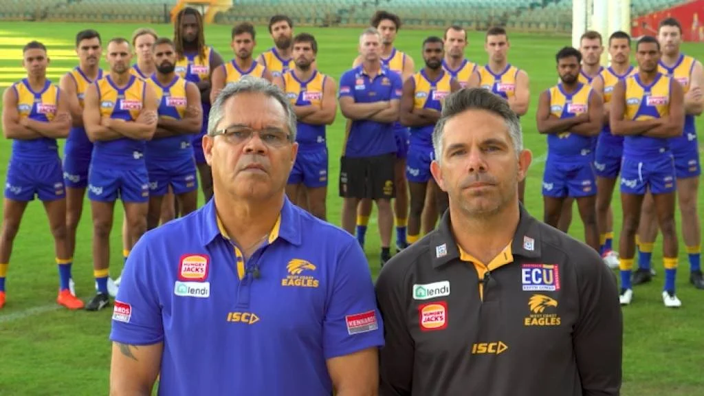 The West Coast Eagles used education and unity to drive their point in the face of out-date racism experienced by their players.