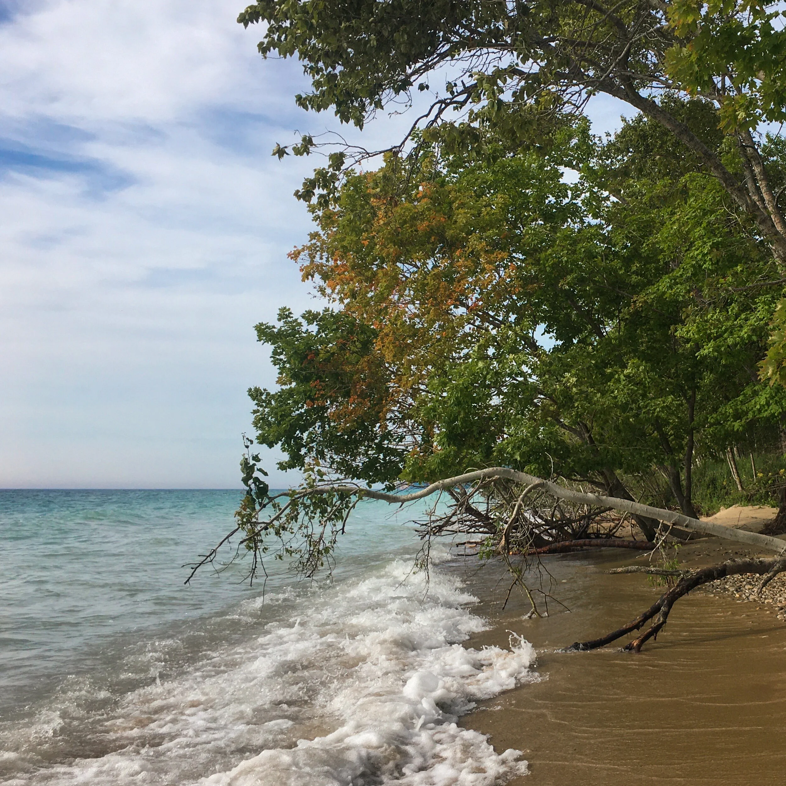 Lake Michigan near Onekama, Mich.