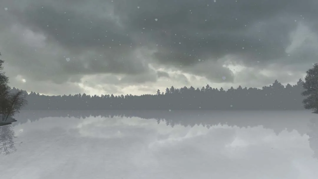 Early Winter Pond in Snowfall.jpg