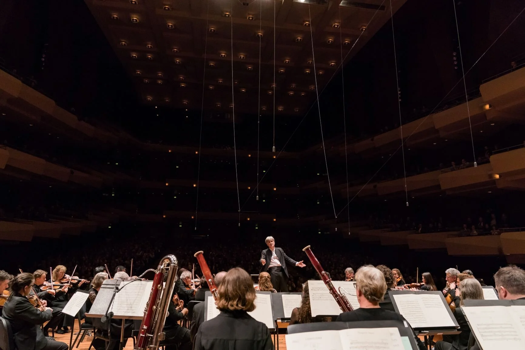 Dausgaard leads the Seattle Symphony in Brahms Symphony No. 2 on January 25, 2018 at Benaroya Hall. Photo by Brandon Patoc.