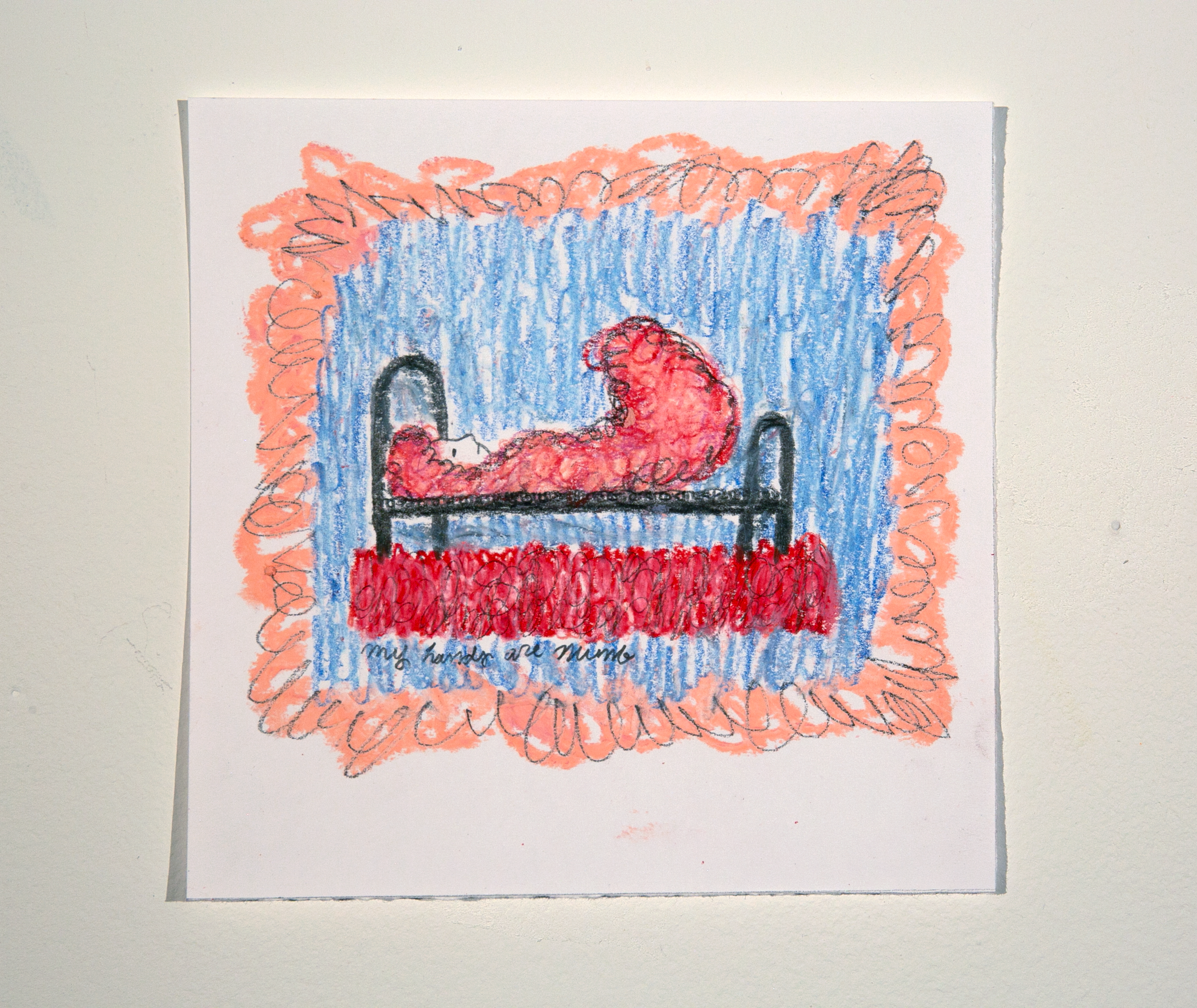 Drawing after Philip Guston's "Painting, Smoking, Eating"