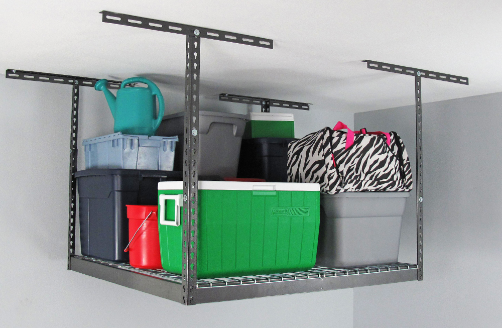 Garage Storage, Garage Cabinets, Overhead Storage Racks, and Flooring