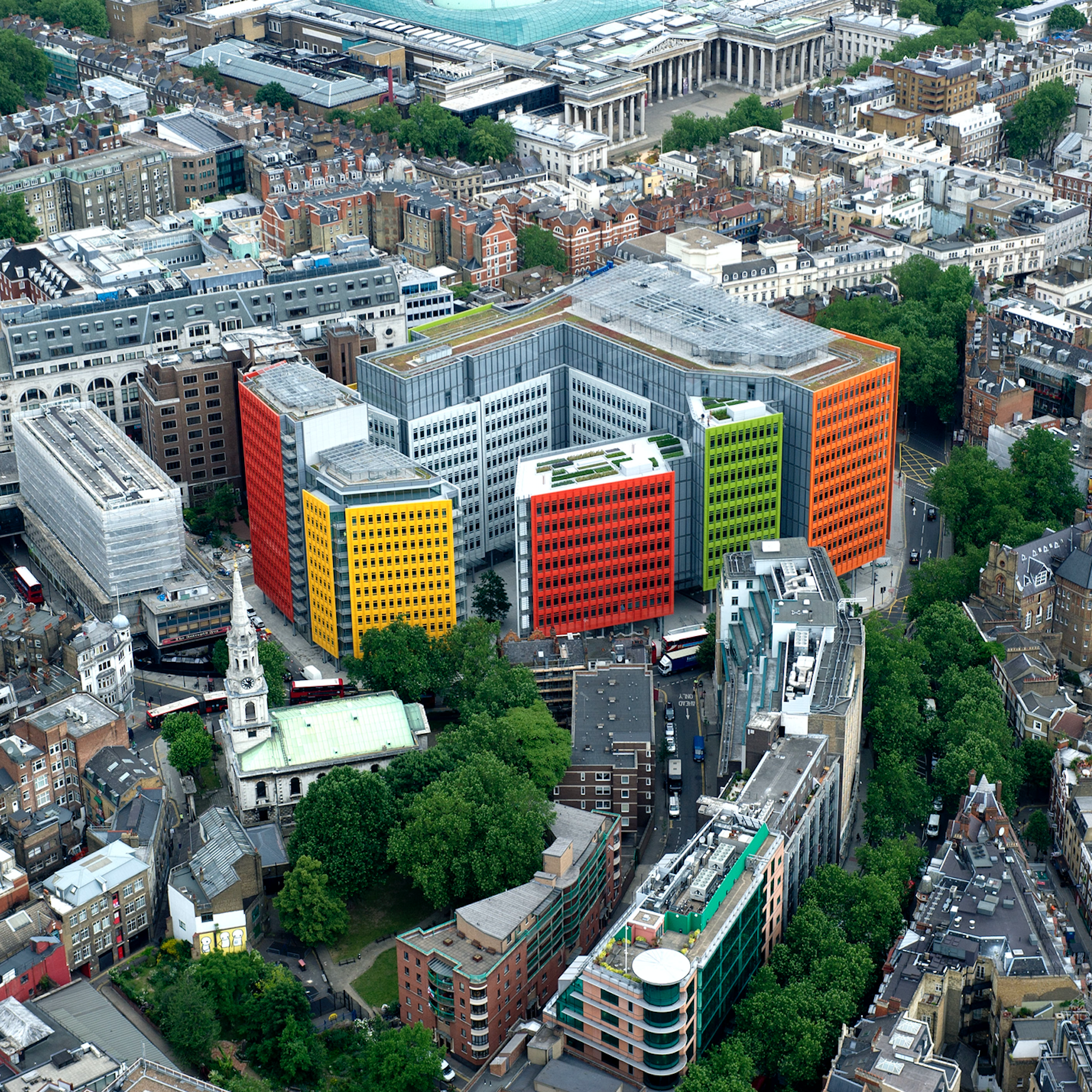 Central St Giles, London, Renzo Piano Building Workshop