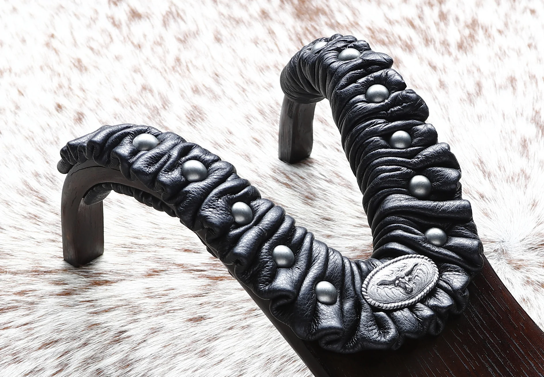 Top Shelf in Black with Steerhead Concho Closeup.jpg