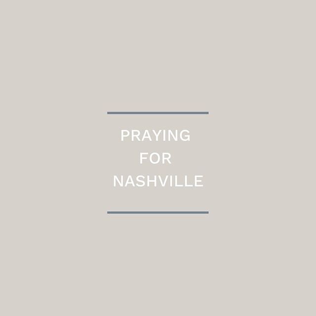 We are praying for all of Nashville &amp; especially those hit hard by the tornado last night. #nashvilletornado2020