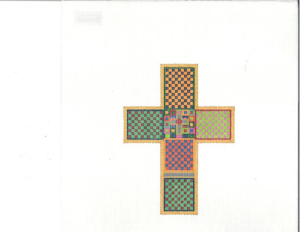 103AF Checkerboard Cross