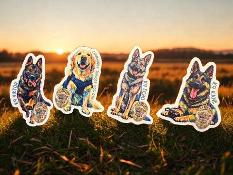 2026 K9 Dog Stickers