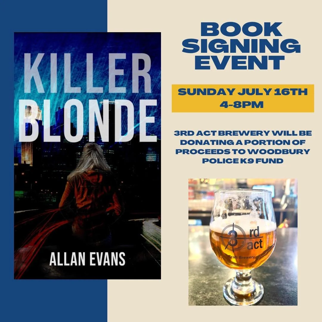 "Killer Blonde" Book Signing Event