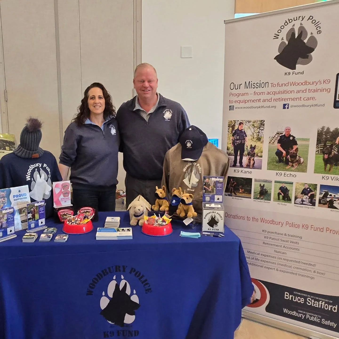 Stop by the Woodbury Pet Expo at Central Park TODAY!! 10 am &amp; 2 pm
And Otis is here!

#k9fund #woodburyk9fund #Woodburypetexpo2026

@woodburyminnesota @woodburypd