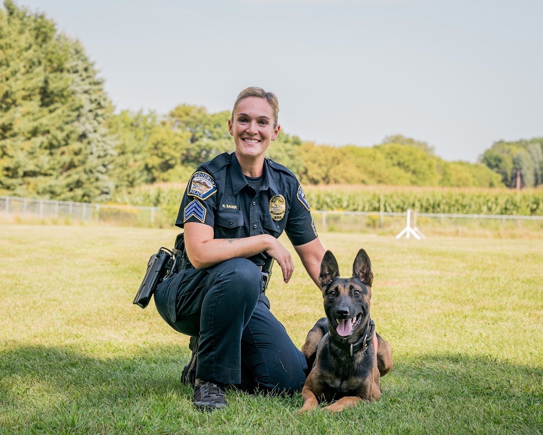 Sgt. Natalie Bauer & K9 Cirrus