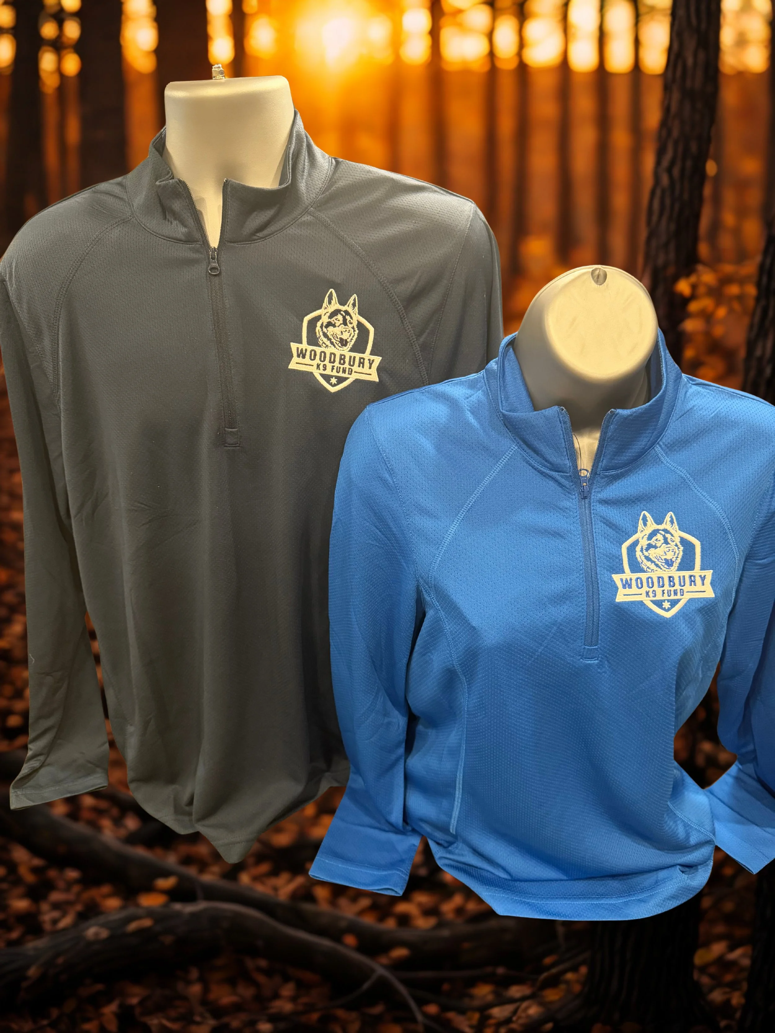 1/2-Zip Embroidered Performance Pullover (Mens & Womens)