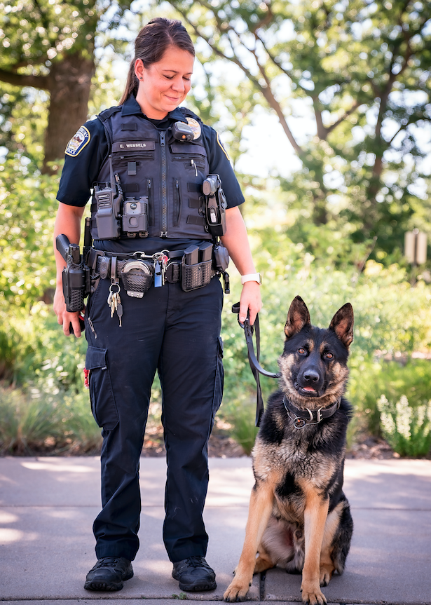 Officer Emily Wessels & K9 Kane