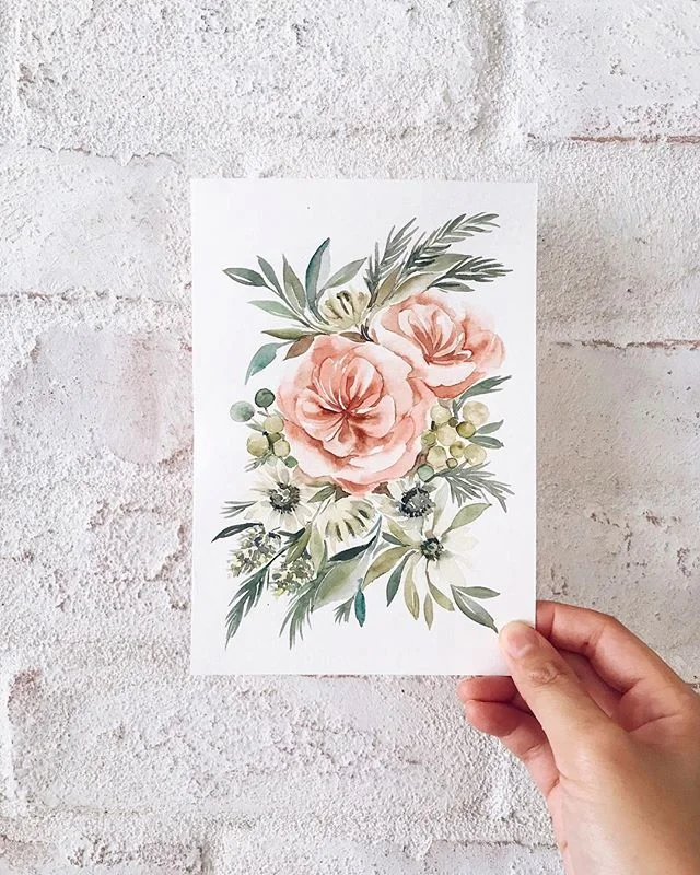 Another painting I did awhile ago. There is always this struggle of painting it loose or with more details. I guess I have found my balance.:)
I hope everyone finds the balance in things you do. Love, Jade
.
.
.
.
.
#jadosophy #rose #looseflorals  #d