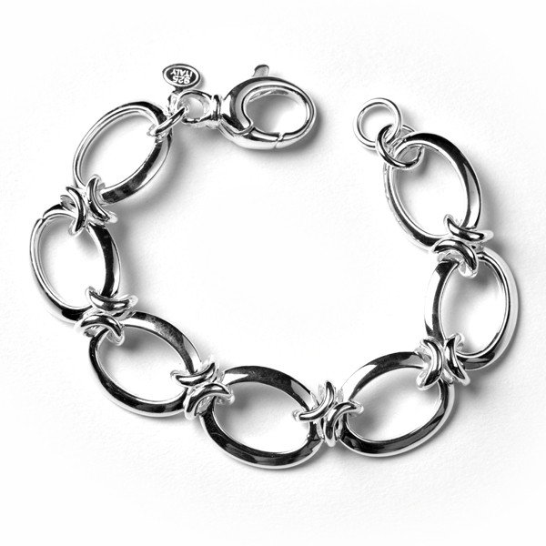 Sterling Silver Link Bracelet $225