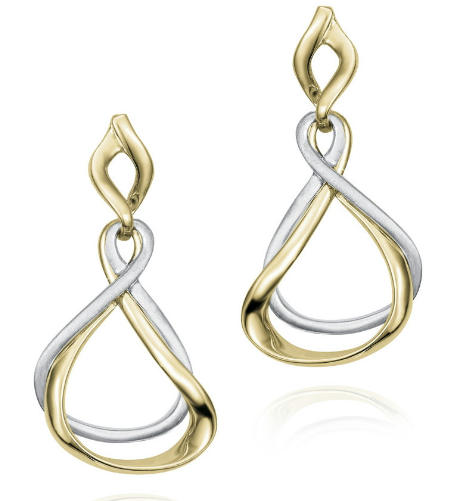 Venice Earrings Sterling Silver &amp; Gold Vermeil $275