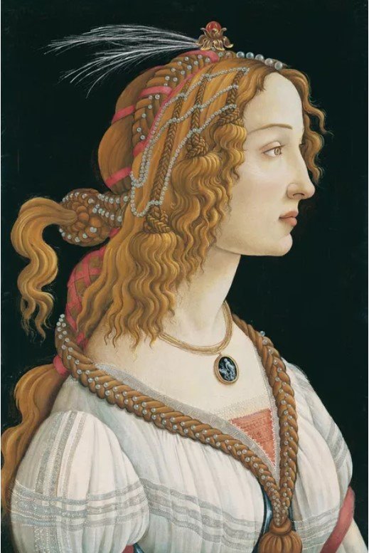 Botticelli, Idealized Portrait of a Lady