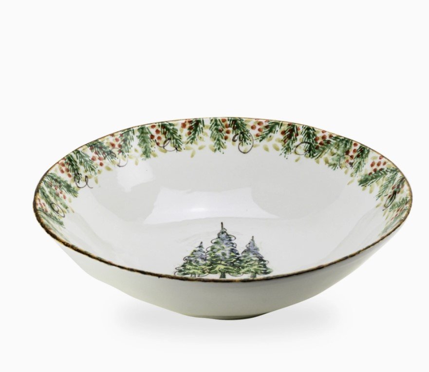 Art Italica Natale Serving Bowl $160
