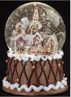 Lighted Musical Gingerbread House