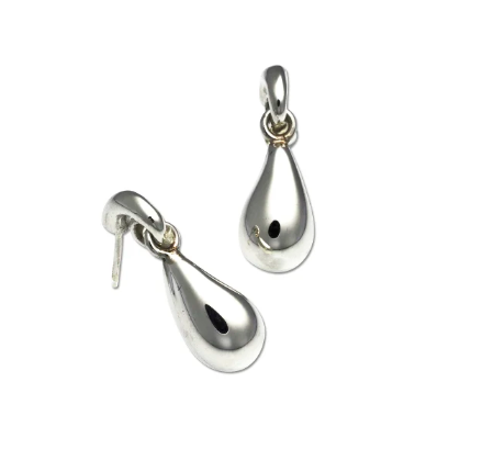 Sterling Silver Teardrop Earrings