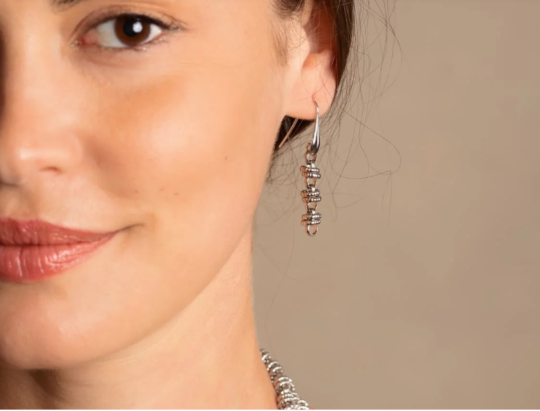 Sterling Silver Etruscan Earrings