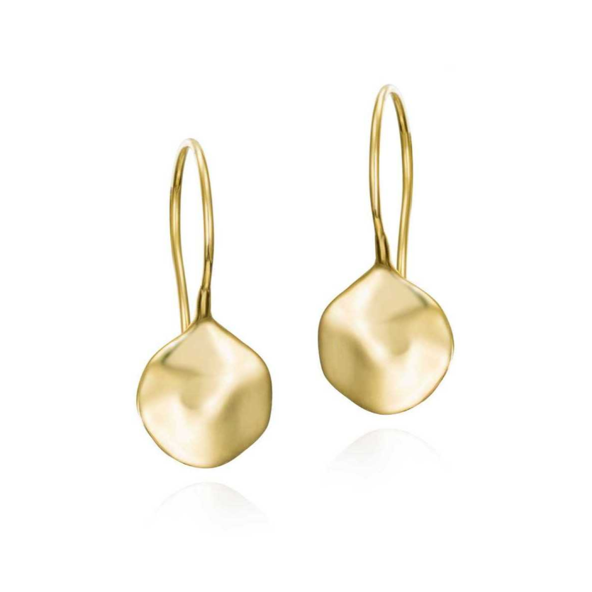 18k Vermeil Aqua Earrings