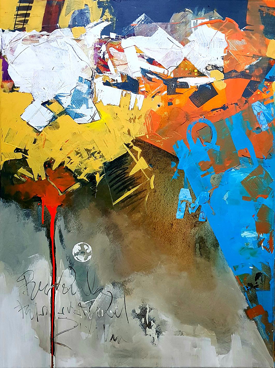 Untitled (Red Drip), $2600