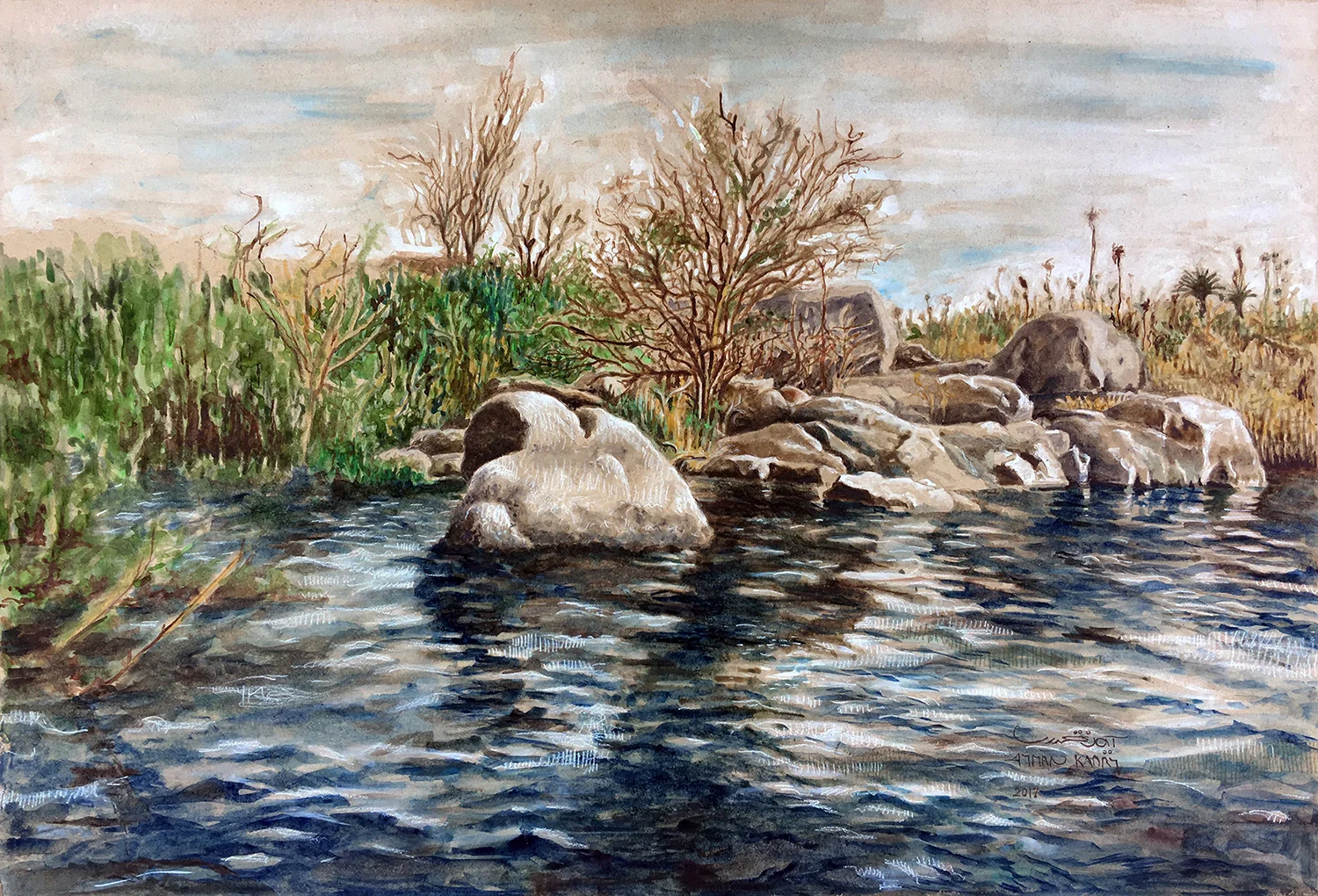 Untitled (Nile River Shore)