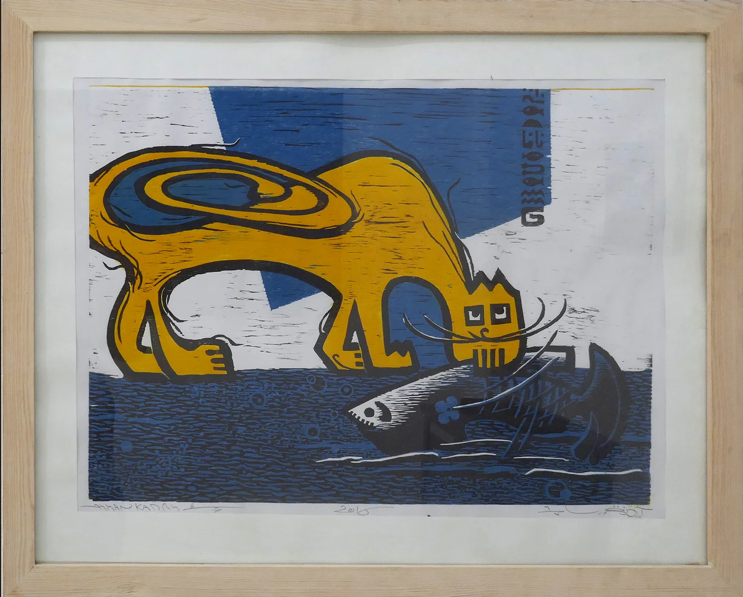 Cat & Fish, $250