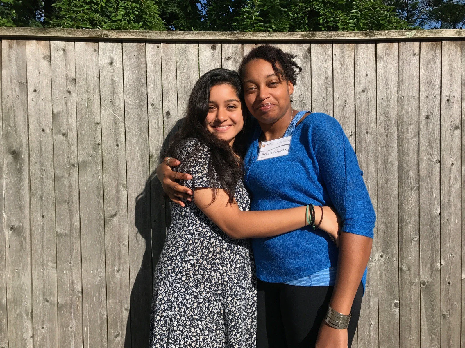 Preetilata &amp; Keesler, 2018 DoRI Scholarship recipients.